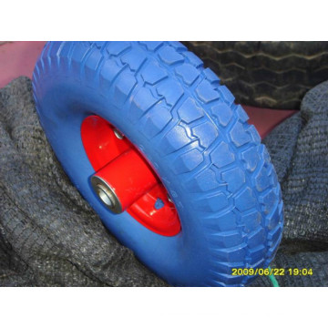 PU Foam Flat Free Wheel 3.50-4